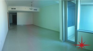 Dubai Marina – Ocean Heights, 1 BR En-suite Apt + Powder Room with Partial View of Palm & Beach Rd