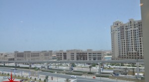 Spacious unit with Maids room in Marina 3 Residences Across from Nakheel Mall