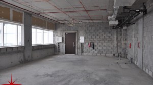 Shell and Core Office on Higher Floor with Partial Lake View