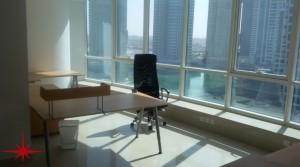 Next to Metro, Fully Fitted and Furnished Office with Lake View